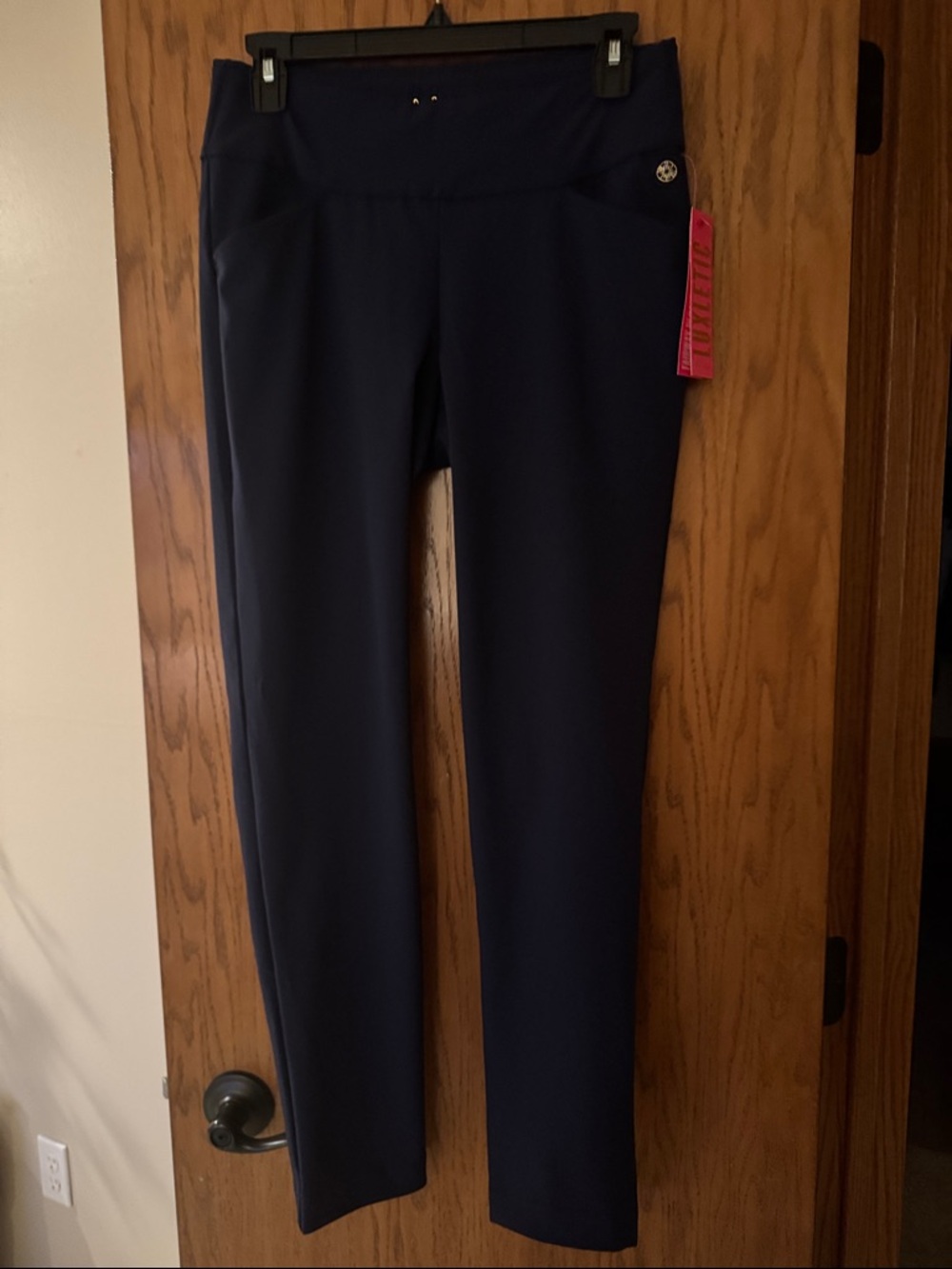 Lilly Pulitzer Deep Navy High-Rise Straight Leg Pants